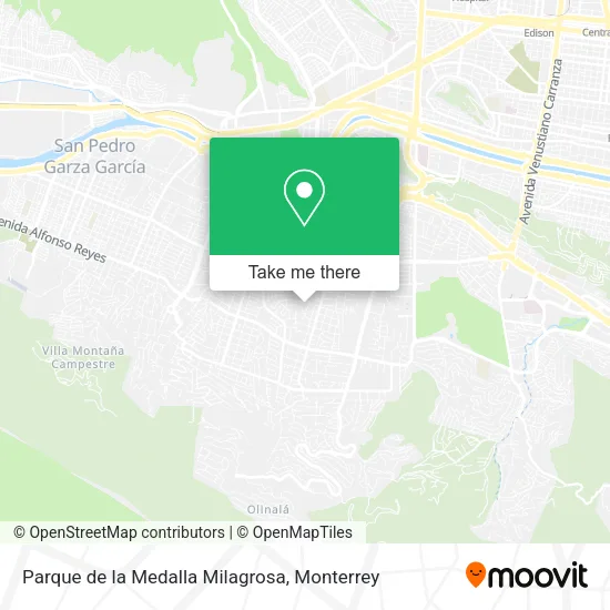 Parque de la Medalla Milagrosa map