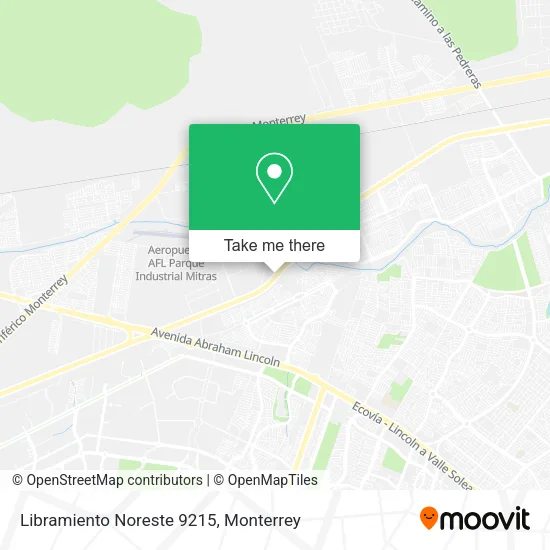 Mapa de Libramiento Noreste 9215