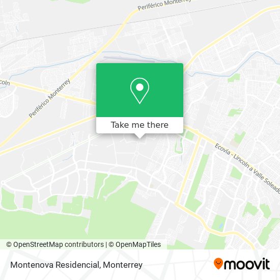 Montenova Residencial map