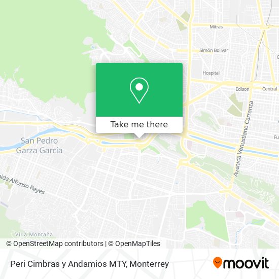 Peri Cimbras y Andamios MTY map