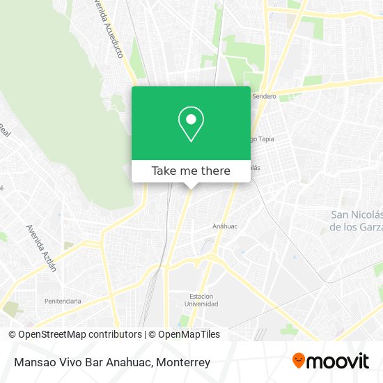 Mapa de Mansao Vivo Bar Anahuac