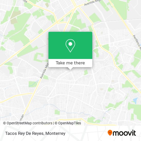 Tacos Rey De Reyes map