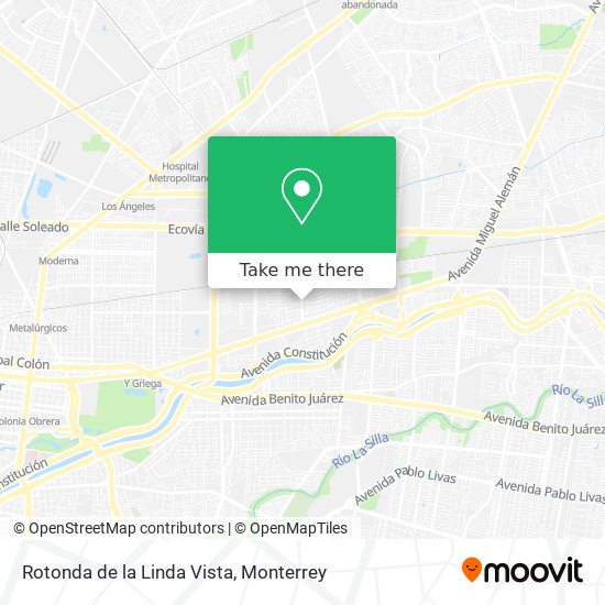 Mapa de Rotonda de la Linda Vista