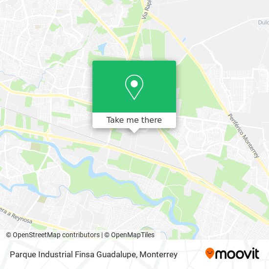 Mapa de Parque Industrial Finsa Guadalupe
