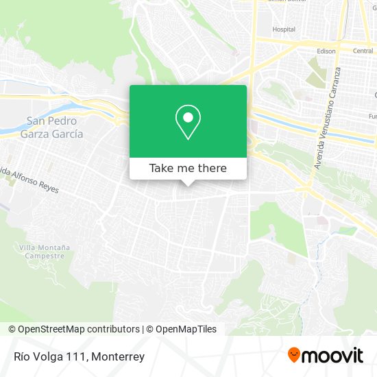 Mapa de Río Volga 111