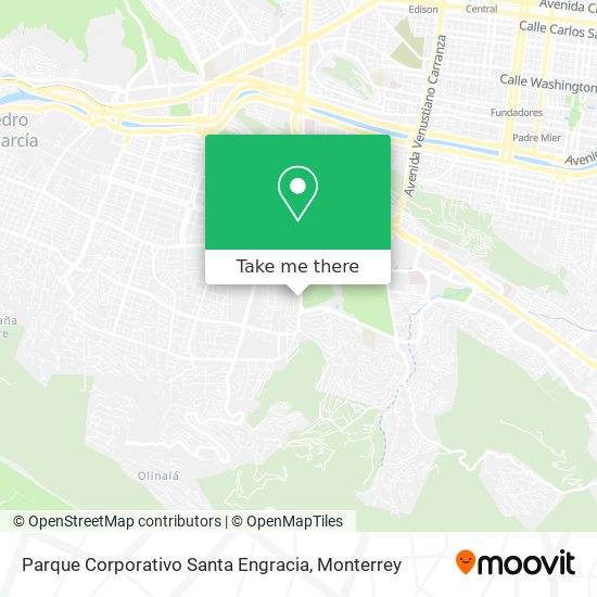 Mapa de Parque Corporativo Santa Engracia