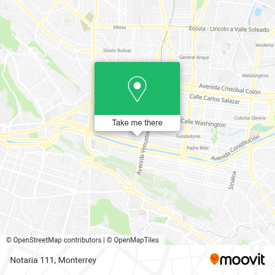 Notaria 111 map