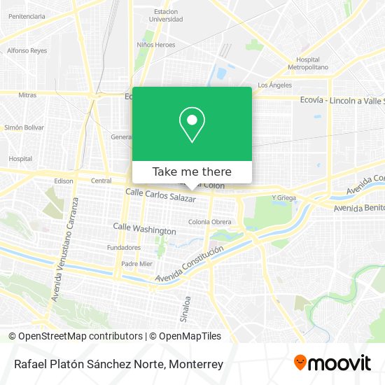 Rafael Platón Sánchez Norte map