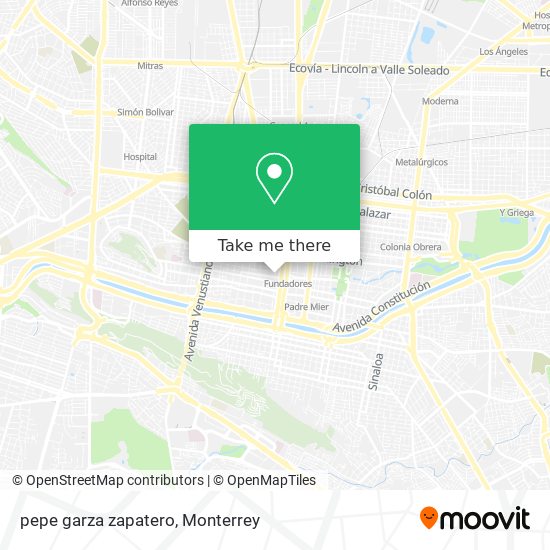 Mapa de pepe garza zapatero