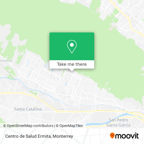 Mapa de Centro de Salud Ermita