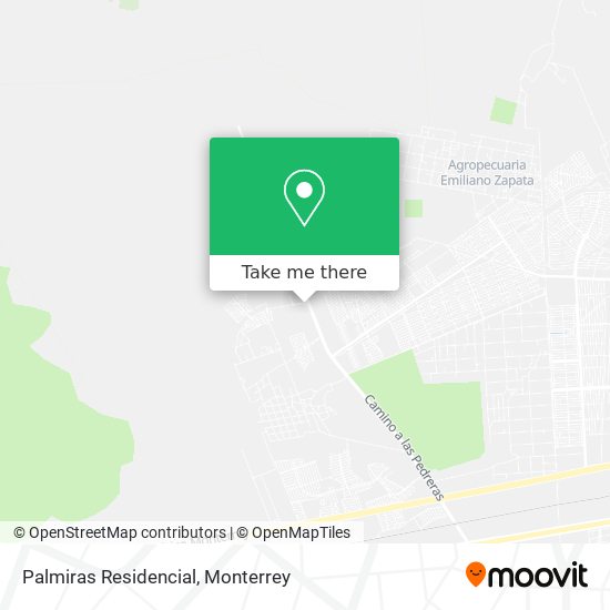 Palmiras Residencial map