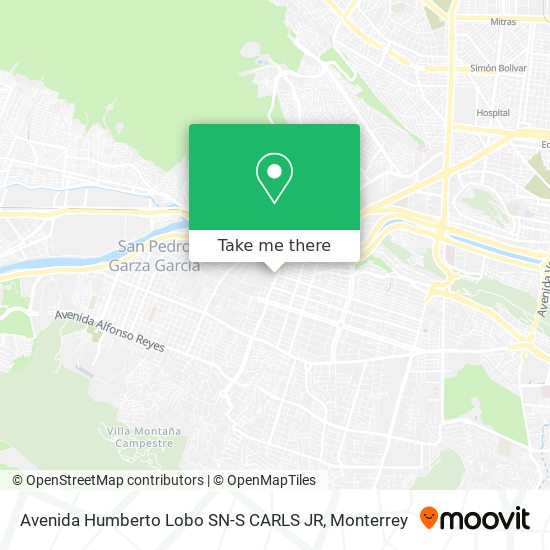 Avenida Humberto Lobo SN-S CARLS JR map