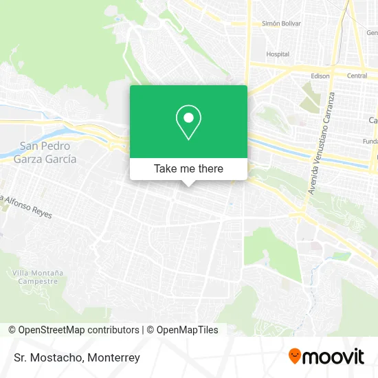 Sr. Mostacho map