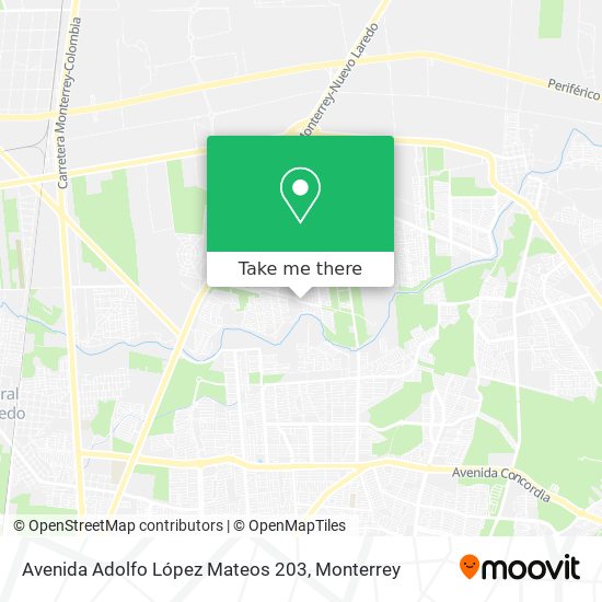 Avenida Adolfo López Mateos 203 map