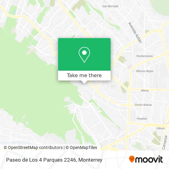 Paseo de Los 4 Parques 2246 map
