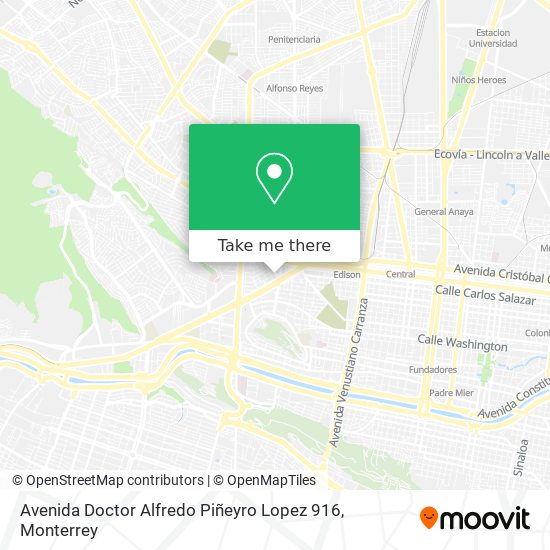 Avenida Doctor Alfredo Piñeyro Lopez 916 map