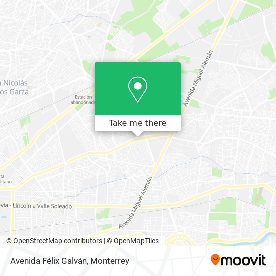 Mapa de Avenida Félix Galván