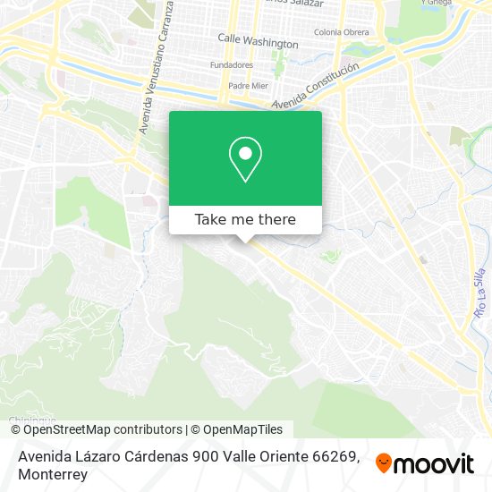 Avenida Lázaro Cárdenas 900 Valle Oriente 66269 map