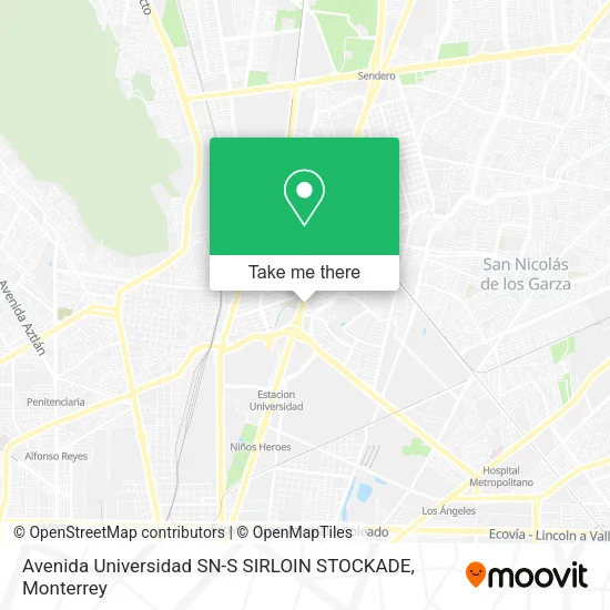 Mapa de Avenida Universidad SN-S SIRLOIN STOCKADE