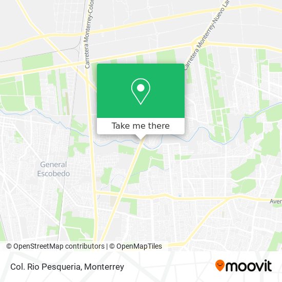 Mapa de Col. Rio Pesqueria
