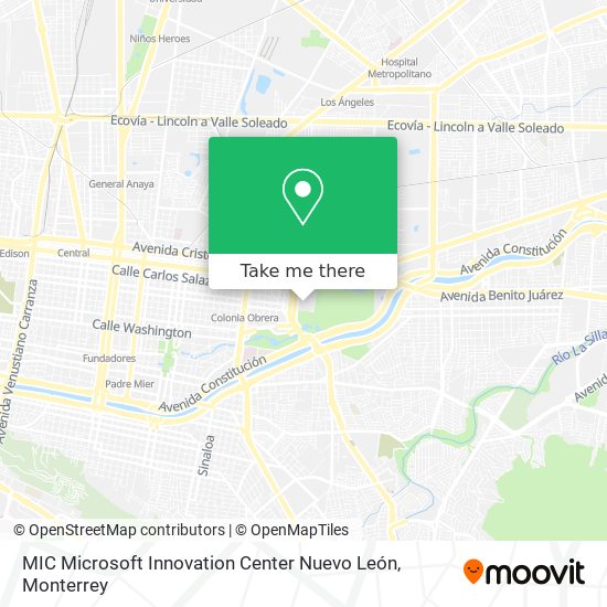 MIC Microsoft Innovation Center Nuevo León map