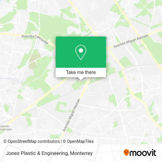 Mapa de Jones Plastic & Engineering