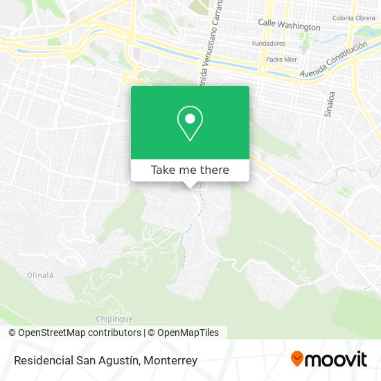 Residencial San Agustín map