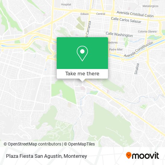 How to get to Plaza Fiesta San Agustín in San Pedro Garza García by Bus or  Metrorrey?