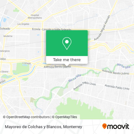 Mapa de Mayoreo de Colchas y Blancos