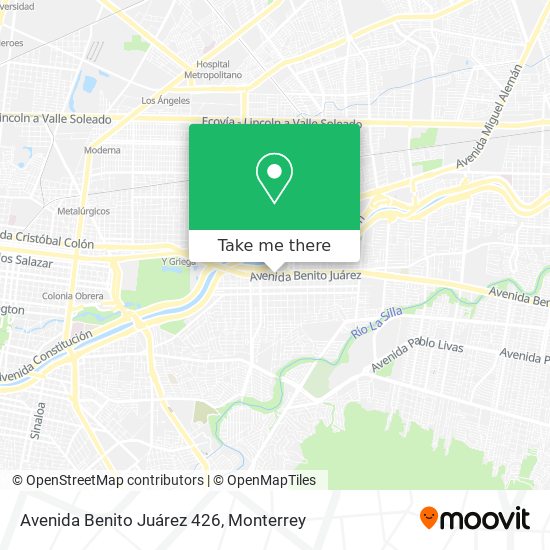 Avenida Benito Juárez 426 map