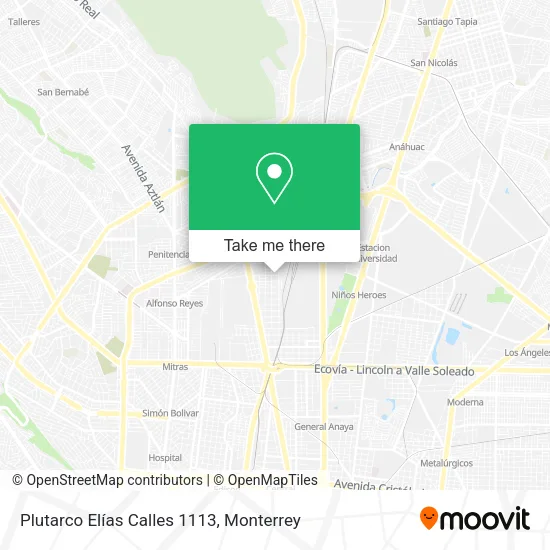 Plutarco Elías Calles 1113 map