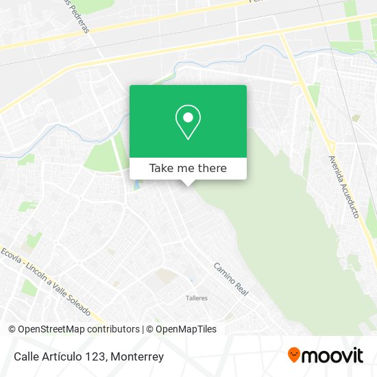 Mapa de Calle Artículo 123