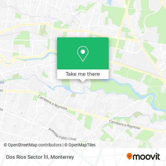 Dos Ríos Sector ÌII map