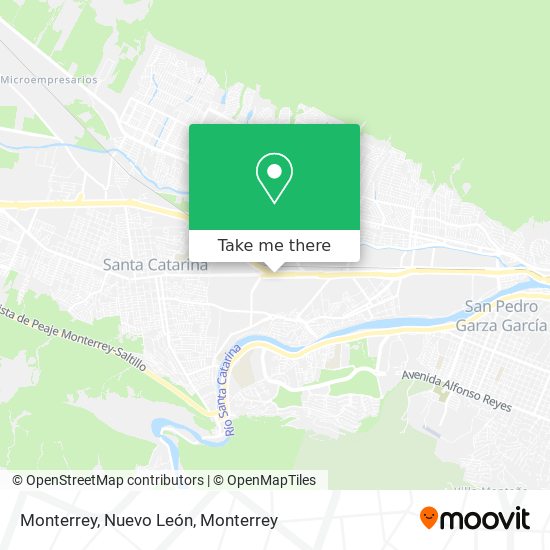 Monterrey, Nuevo León map