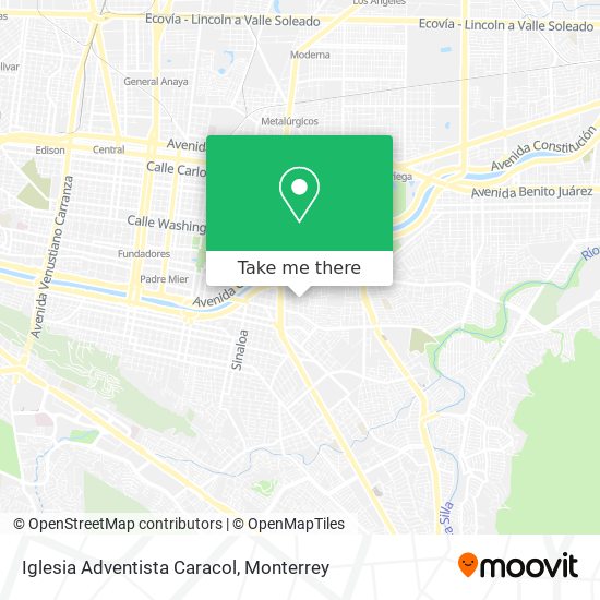 Mapa de Iglesia Adventista Caracol
