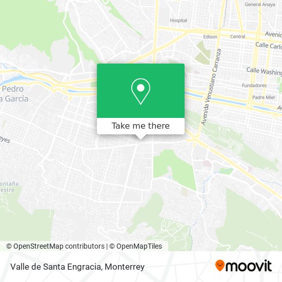 Valle de Santa Engracia map