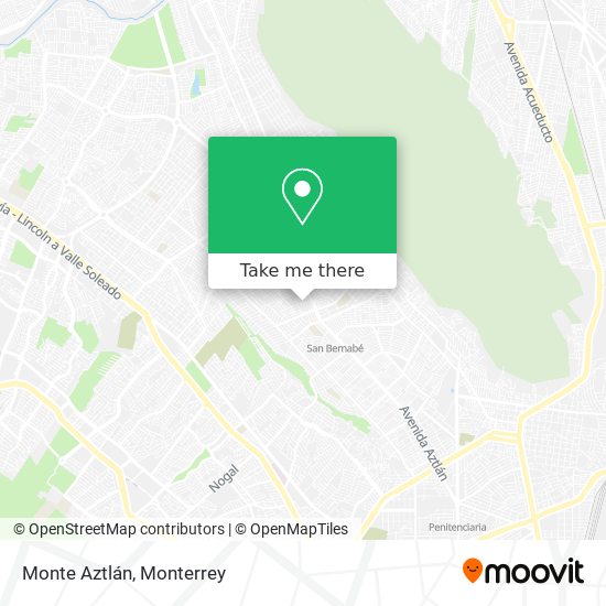 Mapa de Monte Aztlán