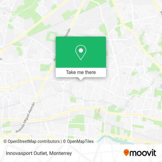 Innovasport Outlet map