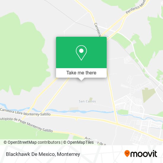 Mapa de Blackhawk De Mexico
