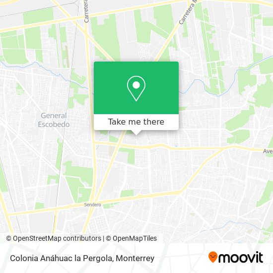 Mapa de Colonia Anáhuac la Pergola