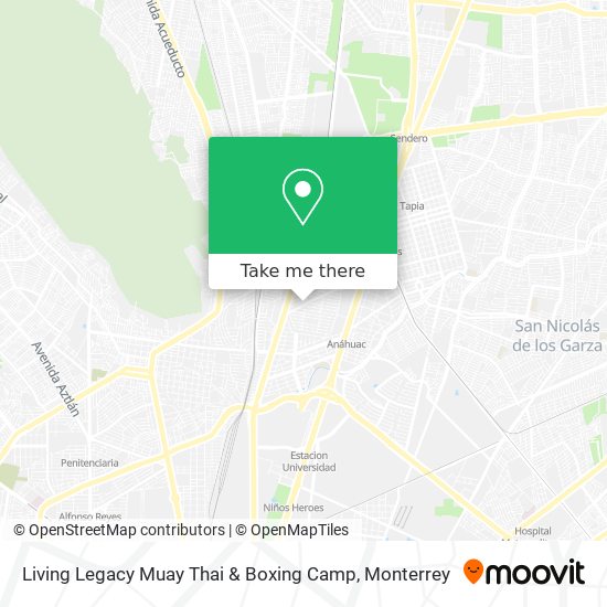 Living Legacy Muay Thai & Boxing Camp map