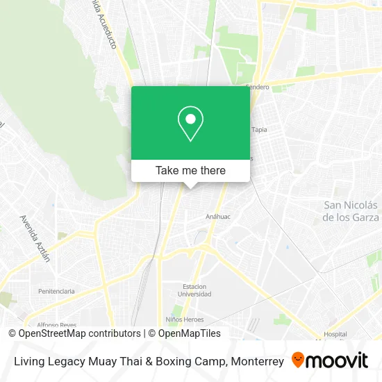Mapa de Living Legacy Muay Thai & Boxing Camp