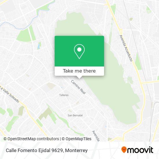 Calle Fomento Ejidal 9629 map