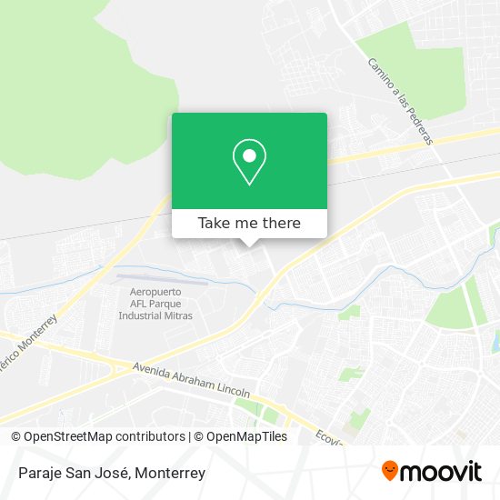 Mapa de Paraje San José