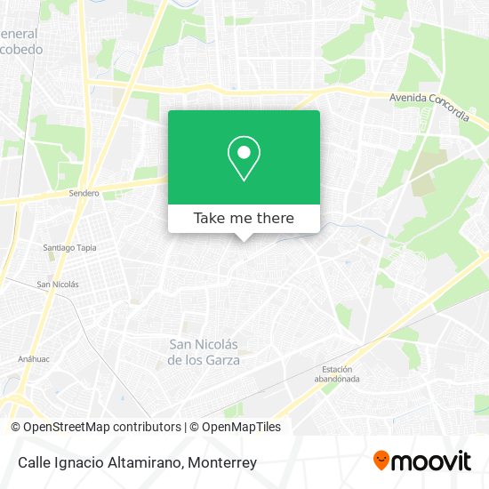 Calle Ignacio Altamirano map