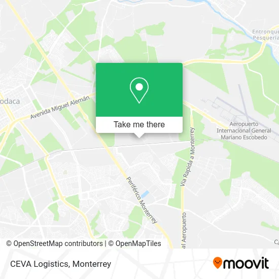 CEVA Logistics map