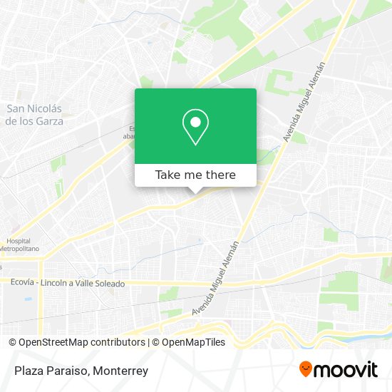 How to get to Plaza Paraiso in San Nicolás De Los Garza by Bus?