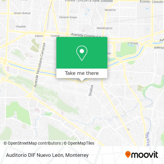 Auditorio DIF Nuevo León map