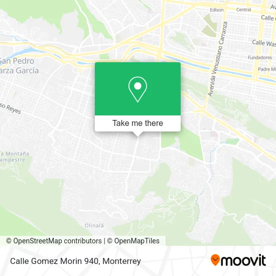 Calle Gomez Morin 940 map