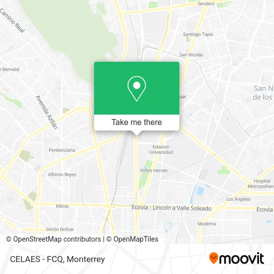 Mapa de CELAES - FCQ
